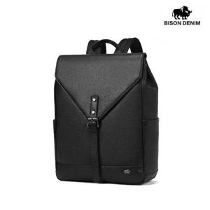 바이슨데님 수제가죽 16인치 노트북 백팩 가방 N20067-1B