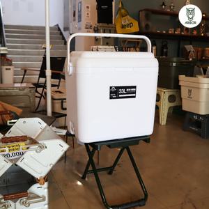 캠핑 대용량 화이트 쿨러 아이스박스 33L 차박 낚시