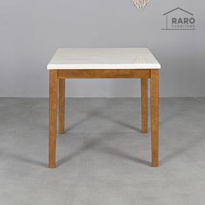 라로퍼니처 알토 800 천연 대리석 2인 원목 식탁 2인용 테이블