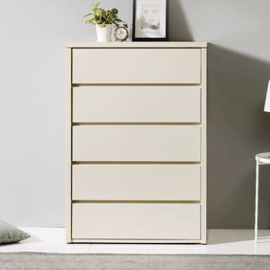 소티디자인 비비앙2 5단 광폭 서랍장 870 - 아이보리