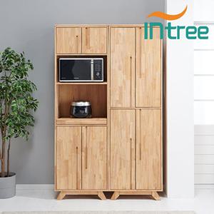 인트리 SI러버우드 원목 렌지대 수납장 세트