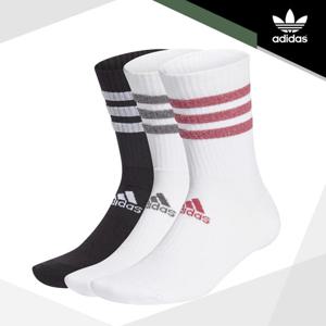 아디다스 3S 글램 크루 삭스(GH7542) 3개입 양말로
