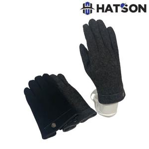 [햇츠온]남성 울 혼방 니트 장갑 H21-0434M