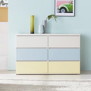 [데코라인] 블루문 3단 와이드 서랍장 1200(착불)