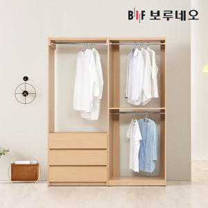 [착불]보루네오 리타 시스템행거 드레스룸 1600 F세트