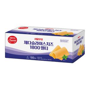 서울우유 체다슬라이스치즈 1800g 멀티 x 3개