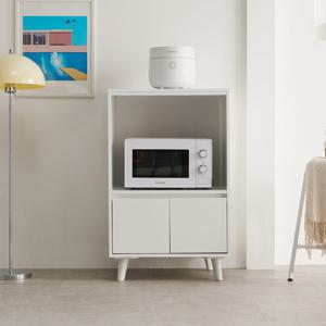 [데코라인] 시크 광파 오븐 렌지대 600 (화이트)(착불)