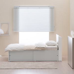 스페이서 수납침대 SS (440프레임+계단+가드+LED헤드+낮은매트)