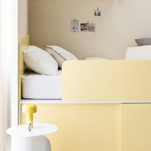 스페이서 수납침대SS(640프레임+계단+가드+베이직헤드+낮은매트)