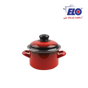 ELO 빨강법랑 깊은형 14cm / 양수냄비 / 법랑