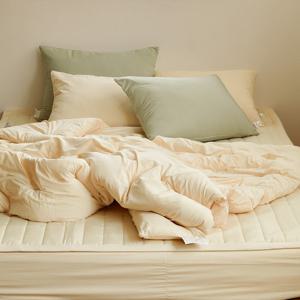 [깃든] 알러지케어 테라피 차렵이불 세트 Q(이불+베개커버2)