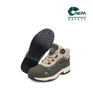 네파6인치안전화 GT-77 논슬립 방습투수 스틸터우 다이얼 시스템