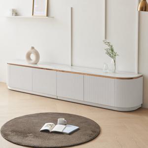 [데코라인] 노팅힐 2600 템바보드 세라믹 거실장(착불)