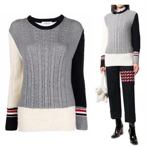 톰브라운 삼선 펀믹스 스티치 니트 FKA398F Y1024 055