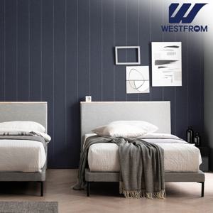 웨스트프롬 엘레나 레더 헤드 호텔 침대 SS+B1 매트 SS