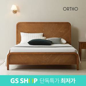 올쏘 진저 헤링본 원목 퀸 킹 침대 프레임 Q/K