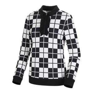 [볼빅어패럴] 여성 골프 체크 프린트 카라 티셔츠 VLTSM904_OW