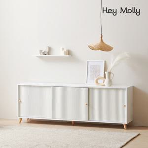 헤이몰리 퓨어킹 1600 템바보드 슬라이딩 높은 거실장