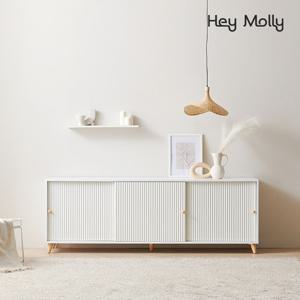 헤이몰리 퓨어킹 2000 템바보드 슬라이딩 높은 거실장