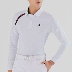 [레노마골프]남성 등판메쉬 사선배색 카라 티셔츠 RMTYL1153-101