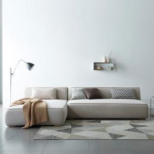 [버즈가구] 다이브 3인+카우치형 아쿠아케어 패브릭소파 [AK25] / 추가 커버 증정