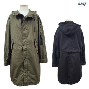 SMJ1614 바람막이 하프 코트 남성 밀리터리 여상 코트 봄 여름