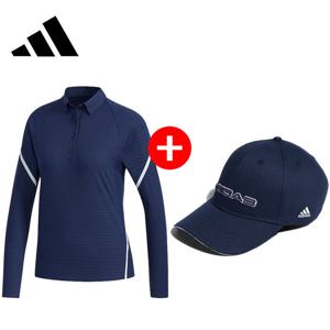 [아디다스골프] ED1632 여성 긴팔 티셔츠 + HC3807 모자 세트