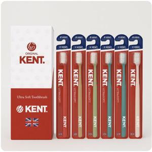 [땡큐온]켄트 초극세모 칫솔 클래식 6입 영국왕실사용