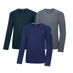 [콜핑]LD08 남자 봄 하이쿨 멜란지 긴팔라운드티 KUT4223M