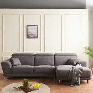 폴로까사 플라타 아쿠아텍스 스웨이드 패브릭 4인용 카우치소파