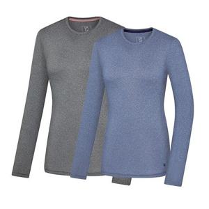 [콜핑]LD08 여성 봄 하이쿨 멜란지 긴팔라운드티 KTT4334W