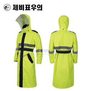 제비표우의 레인코트 SI-911C 코트형 신사우비 작업용 비옷