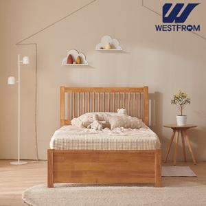 웨스트프롬 뮤뮤 원목침대 컴포트형 SS+바다 매트 SS