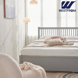 웨스트프롬 뮤뮤 원목침대 컴포트형 Q+바다 매트 Q