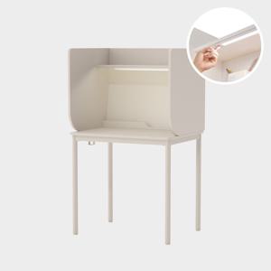 포더홈 스터디온 집중력 1인 독서실책상 (조명포함)