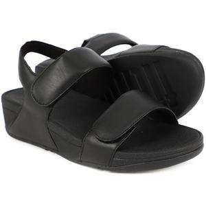 핏플랍 루루 어드저스터블 레더 올블랙 백 스트랩 샌들 FV8-090