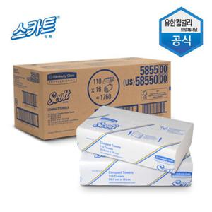 스카트 핸드 타올 페이퍼 손 휴지 110매x16밴드