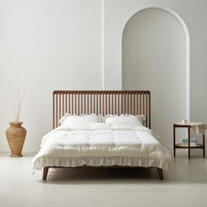 홈앤힐 알렉 창살 원목 평상형 침대 프레임 라지킹(LK)