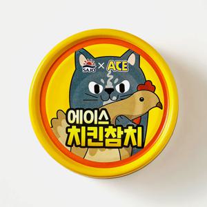 [24개세트] 에이스 캔 치킨참치 90g 고양이 간식