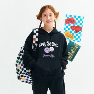 [오션스카이]여아 스마일 그래픽 후드티