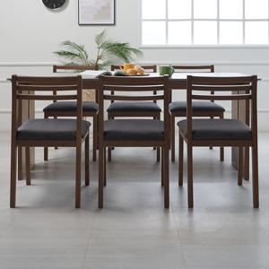 에보니아 미사 세라믹 6인용 식탁세트 (의자6)