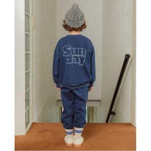 [해피버스](상하복-기모)선데이맨투맨셋업 네이비