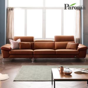 파로마 보카 4인용 이태리 천연 통가죽 소파