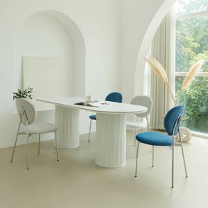 플랑 반타원형 세라믹 원통 식탁 오트 세트 1800 VDF147C (착불)