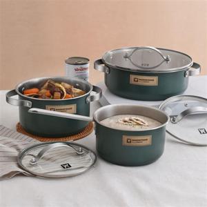 바겐슈타이거 파머스 3종 스텐냄비_그린 주방 꿀템