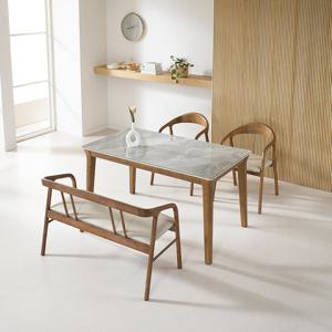 로드퍼니처/마르디 4인 양면세라믹 식탁세트(일반2벤치1)/1400