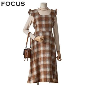 [포커스]롤링 티셔츠 원피스세트_FW3K7ST0390