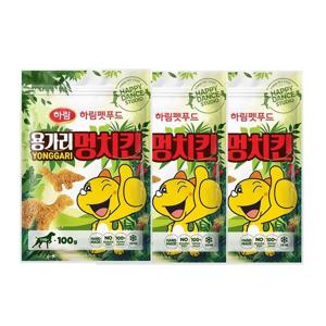 [하림펫푸드] 더리얼 용가리 멍치킨 100g x 3개