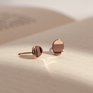 wbL 14k post 스완 귀걸이