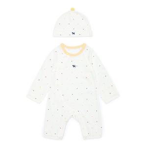 (HP)블루독베이비임신축하 출산선물 배내저고리YE)멀티하트배내우주복SET4417000104